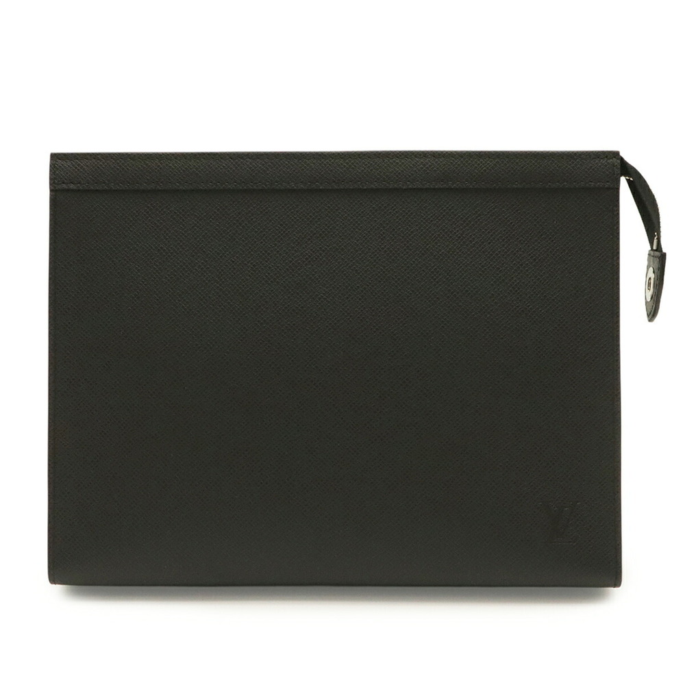 LOUIS VUITTON Louis Vuitton Taiga Pochette Voyage MM Second Bag Clutch Calf L...